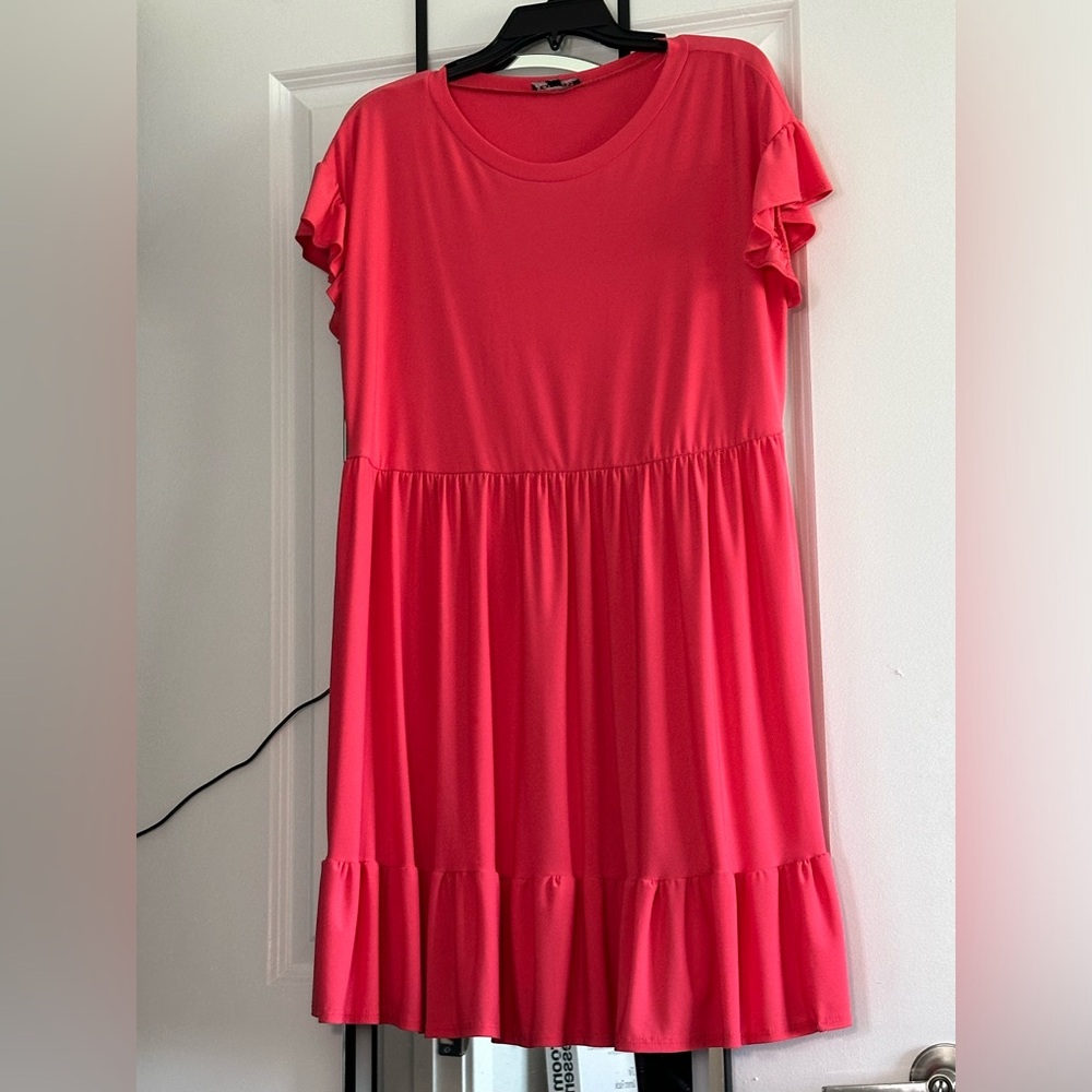 Express Coral Dress